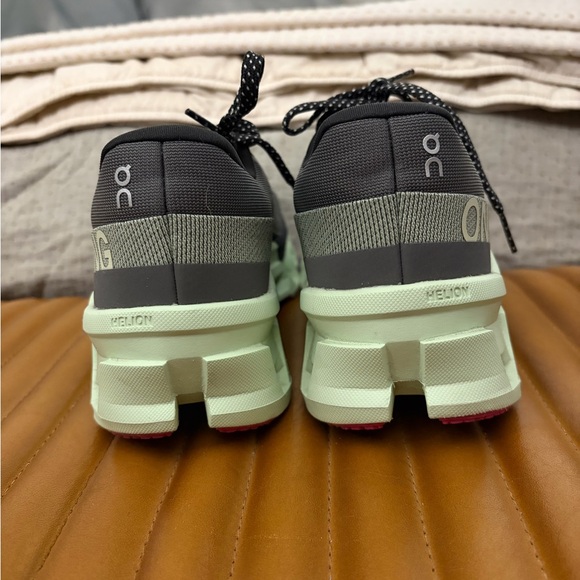 On Running Women's Black and Mint Athletic Shoes - Picture 3 of 6